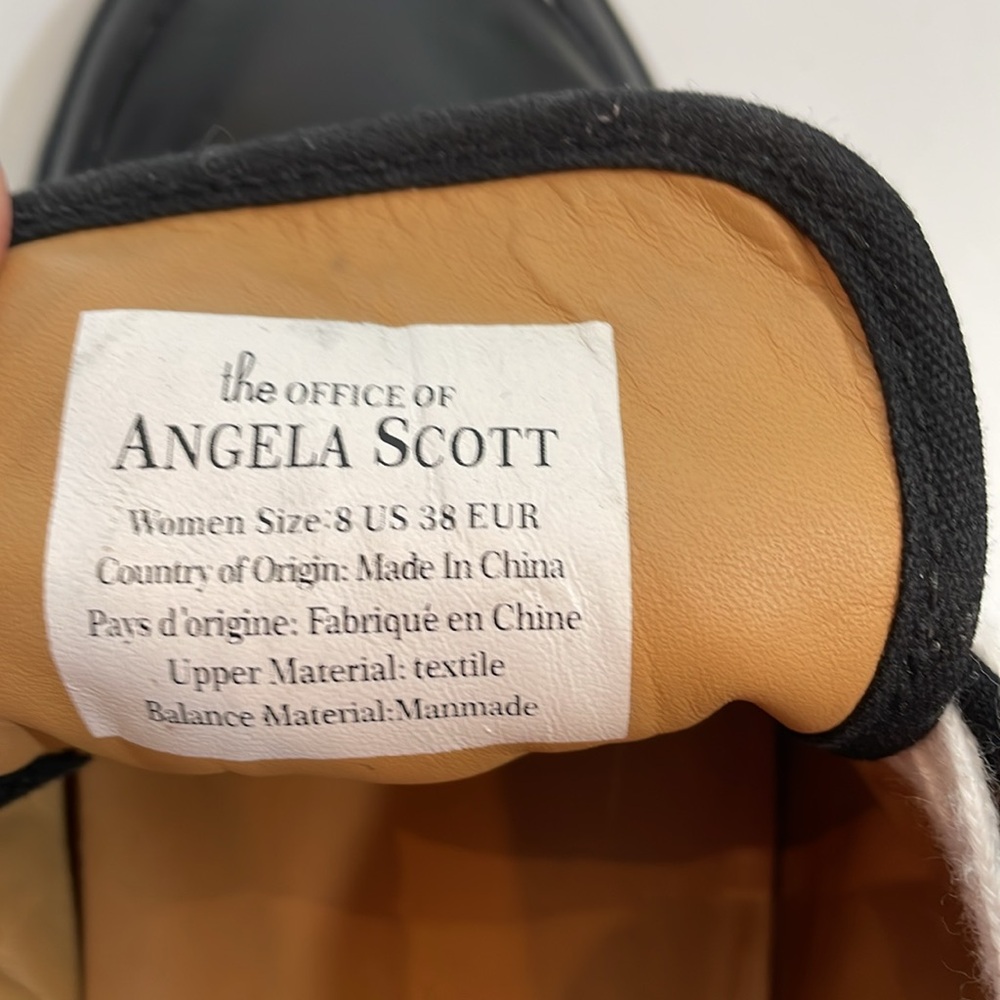 The Office of Angela Scott El Capitan Platform Colorblock Sneaker Black 8 EUC - Picture 9 of 14